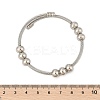 304 Stainless Steel Cuff Bangles for Women BJEW-Z087-11P-3