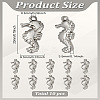 10Pcs 304 Stainless Steel Pendants STAS-LP0003-84-2