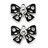 Alloy Rhinestone Pendants FIND-I043-06P-1