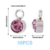 10Pcs Glass Rhinestone Charms STAS-TA0003-26H-3