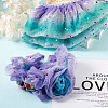 4M 2 Style  Gradient Color Pleated Polyester Trim DIY-CW0001-32-8