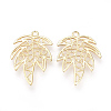 Brass Pendants X-KK-Q735-01G-1