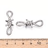 304 Stainless Steel Barbed Wire Links X-STAS-T072-138P-3