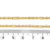 Brass Singapore Chains Necklaces for Women NJEW-D302-38G-5