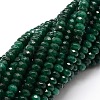 Dyed Natural Malaysia Jade Rondelle Beads Strands G-E316-2x4mm-05-3