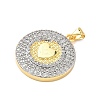 Brass Micro Pave Cubic Zirconia Pendants KK-H539-17B-02-2