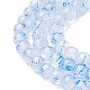 Spray Painted Glass Beads Strands GLAA-A038-B-71-3