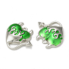 Rack Plating Alloy Enamel Pendants PALLOY-P291-05P-4