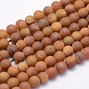 Electroplate Natural Druzy Agate Beads Strands G-G708-6mm-01-1