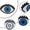 30Pcs Evil Eye Computerized Embroidery Cloth Iron on Patches PATC-GF0001-69-5