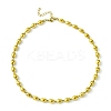 Ion Plating(IP) 304 Stainless Steel Bead Necklaces NJEW-C053-03G-1
