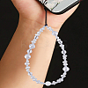 1Pc Glass & Imitation Pearls Beaded Mobile Straps for Women AJEW-LP0004-52-3