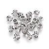 Tibetan Style Alloy Tube Bails X-TIBE-30047-AS-RS-2