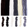 6 Bundles 6 Colors Acrylic Fiber Yarn OCOR-TA0003-17-3