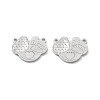 Rhodium Plated 925 Sterling Silver Charms STER-C003-10P-1