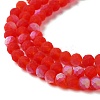 Transparent Glass Beads Strands EGLA-A034-T4mm-MB01-4