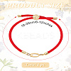 1Pc Adjustable Nylon Cord Slider Bracelets for Women BJEW-LP0001-32Q-02-2