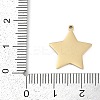 304 Stainless Steel Enamel Pendants STAS-I325-047G-3