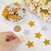 360Pcs 2 Colors EVA Glitter Powder Stickers DIY-SP0001-83-3