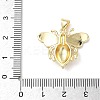 Brass Micro Pave Cubic Zirconia & Enamel Pendants KK-L253-05G-3