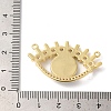 Rack Plating Brass Pave Clear Cubic Zirconia & Glass Pendants KK-G504-23G-03-3