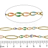 304 Stainless Steel Enamel Link Chains CHS-U003-01G-01-2