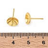 Brass Stud Earring Findings KK-A300-29C-G-3