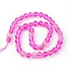 Synthetic Moonstone Beads Strands G-R375-8mm-A-3