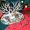 Christmas Themed Transparent Acrylic Beads MACR-SP0001-30A-4