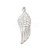Non-Tarnish 304 Stainless Steel Pendants STAS-E176-08P-3