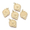 Ion Plating(IP) 304 Stainless Steel Pendants STAS-F256-010G-1