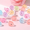 60Pcs 6 Colors Luminous Resin Fish Ornaments AJEW-SZ0002-62-4