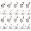 20Pcs 304 Stainless Steel Leverback Earring Findings STAS-LP0001-73-1