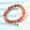 10MM Natural Sunstone Round Beaded Stretch Bracelets for Women GG-CBA3F02-11B-2