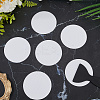 Flat Round PEVA Bathtub Non-Slip Stickers AJEW-CN0003-85B-3