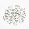 Tarnish Resistant 304 Stainless Steel Open Heart Charms LS-STAS-T015-10-1