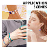 Transparent Spray Painted Glass & Acrylic Beads Findings Kits FIND-HY0004-64A-5