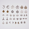 Tibetan Style Alloy Yoga Theme Pendants TIBE-SC0002-01-2
