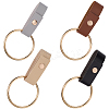4Pcs 4 Colors PU Leather Towel Holder HJEW-CN0001-35-6