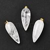 Natural & Synthetic Gemstone Pointed Pendants G-F705-01G-2