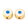 Rack Plating Brass Beads KK-H486-02G-3