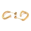 Iron Plating(IP) 304 Stainless Steel Irregular Trapezoid Stud Earings EJEW-M224-06G-2