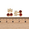Brass Micro Pave Cubic Zirconia Pendants KK-C115-03F-03G-3