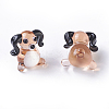 Handmade Lampwork Puppy Home Display Decorations LAMP-L075-016-2