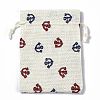 Burlap Packing Pouches Drawstring Bags ABAG-L016-A09-1