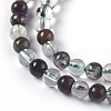 Natural Lodolite Quartz Beads Strands G-L493-08-4mm-2