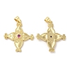 Brass Micro Pave Cubic Zirconia Pendants KK-M246-43G-1