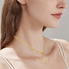 5Pcs Brass Micro Pave Clear Cubic Zirconia Pendants FIND-DC0006-36-7