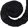 Cotton Pleated Lace Trim Ribbon OCOR-WH0097-25C-1