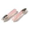 Natural Rose Quartz Pointed Big Pendants G-Z055-01P-14-2